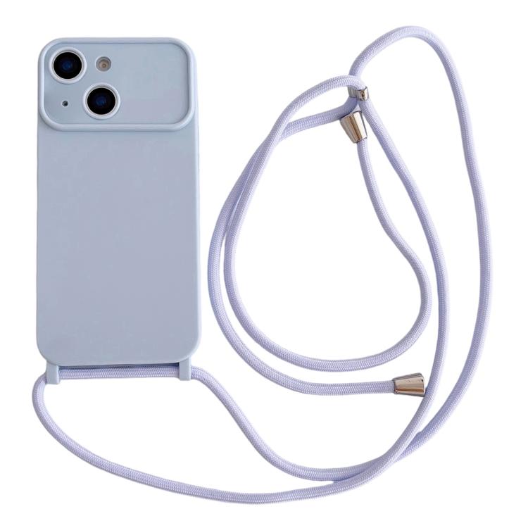 Ampia finestra per la fotocamera, fori integrati per il cordino, custodia per telefono con tracolla sottile, For iPhone 13, For iPhone 12, For iPhone 11