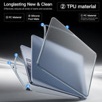 Custodia protettiva per laptop in stile opaco trasparente, For MacBook Neo 13 inch A3404 2026
