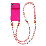 Ampia finestra per la fotocamera, fori integrati per il cordino, custodia per telefono con tracolla da 7 mm, For iPhone 17e / 16e, For iPhone 17 Pro Max, For iPhone 17 Pro
