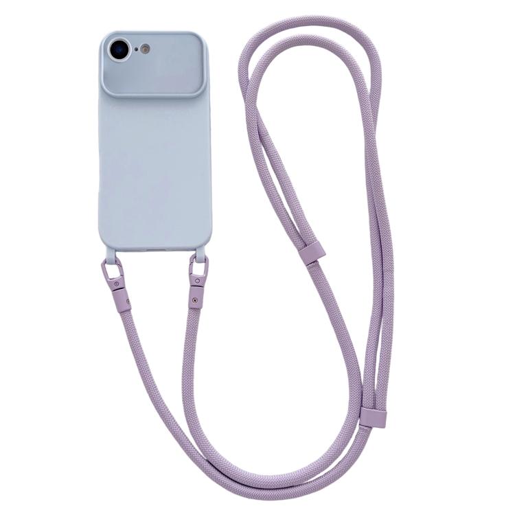 Ampia finestra per la fotocamera, fori integrati per il cordino, custodia per telefono con tracolla da 7 mm, For iPhone 17e / 16e, For iPhone 17 Pro Max, For iPhone 17 Pro