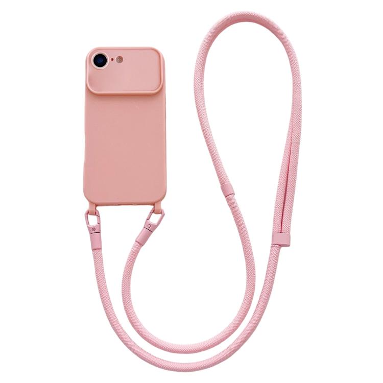 Ampia finestra per la fotocamera, fori integrati per il cordino, custodia per telefono con tracolla da 7 mm, For iPhone 17e / 16e, For iPhone 17 Pro Max, For iPhone 17 Pro