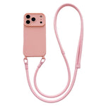 Ampia finestra per la fotocamera, fori integrati per il cordino, custodia per telefono con tracolla da 7 mm, For iPhone 17e / 16e, For iPhone 17 Pro Max, For iPhone 17 Pro