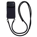Ampia finestra per la fotocamera, fori integrati per il cordino, custodia per telefono con tracolla da 7 mm, For iPhone 17e / 16e, For iPhone 17 Pro Max, For iPhone 17 Pro