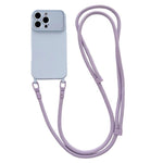 Ampia finestra per la fotocamera, fori integrati per il cordino, custodia per telefono con tracolla da 7 mm, For iPhone 17, For iPhone 16 Pro Max, For iPhone 16 Pro