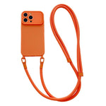 Ampia finestra per la fotocamera, fori integrati per il cordino, custodia per telefono con tracolla da 7 mm, For iPhone 16, For iPhone 15 Pro Max, For iPhone 15 Pro