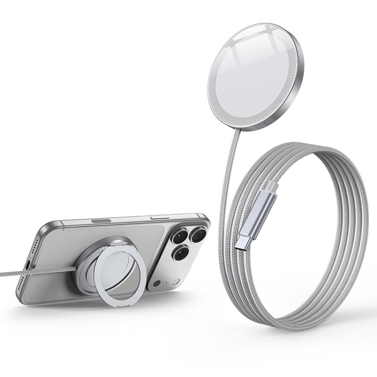Caricabatterie wireless magnetico a ricarica rapida da 25 W con funzione di supporto