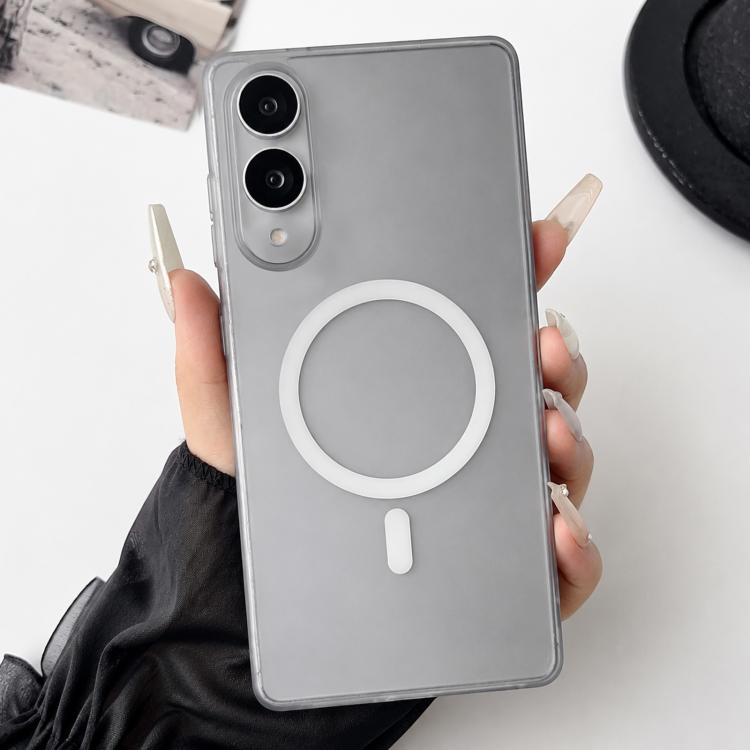 Custodia magnetica per PC con sfumatura effetto nebbia ghiacciata, For Galaxy S26+ 5G, For Galaxy S26 Ultra 5G, For Galaxy S26 5G, For Galaxy S25 Edge 5G