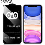 Pellicola vetro temperato per iPhone compatibili - 25 pezzi