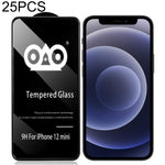 Pellicola vetro temperato per iPhone compatibili - 25 pezzi