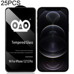 Pellicola vetro temperato per iPhone compatibili - 25 pezzi