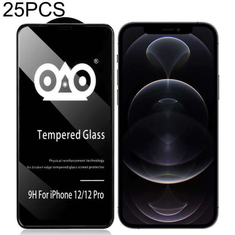 Pellicola vetro temperato per iPhone compatibili - 25 pezzi