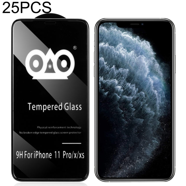 Pellicola vetro temperato per iPhone compatibili - 25 pezzi