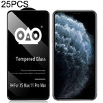 Pellicola vetro temperato per iPhone compatibili - 25 pezzi