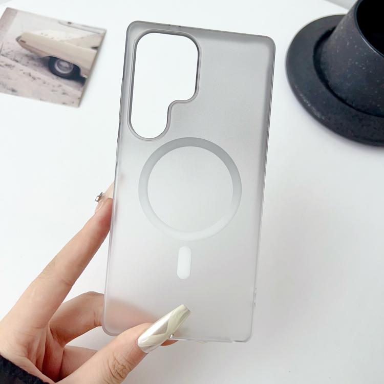 Custodia magnetica per PC con sfumatura effetto nebbia ghiacciata, For Galaxy S23 Ultra 5G, For Galaxy S23+ 5G, For Galaxy S23 5G