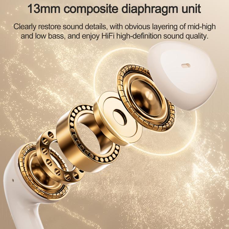 Auricolari Bluetooth semi-in-ear wireless Lenovo TA120 TWS con riduzione del rumore AI., TA120