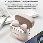 Auricolari Bluetooth semi-in-ear wireless Lenovo TA120 TWS con riduzione del rumore AI., TA120