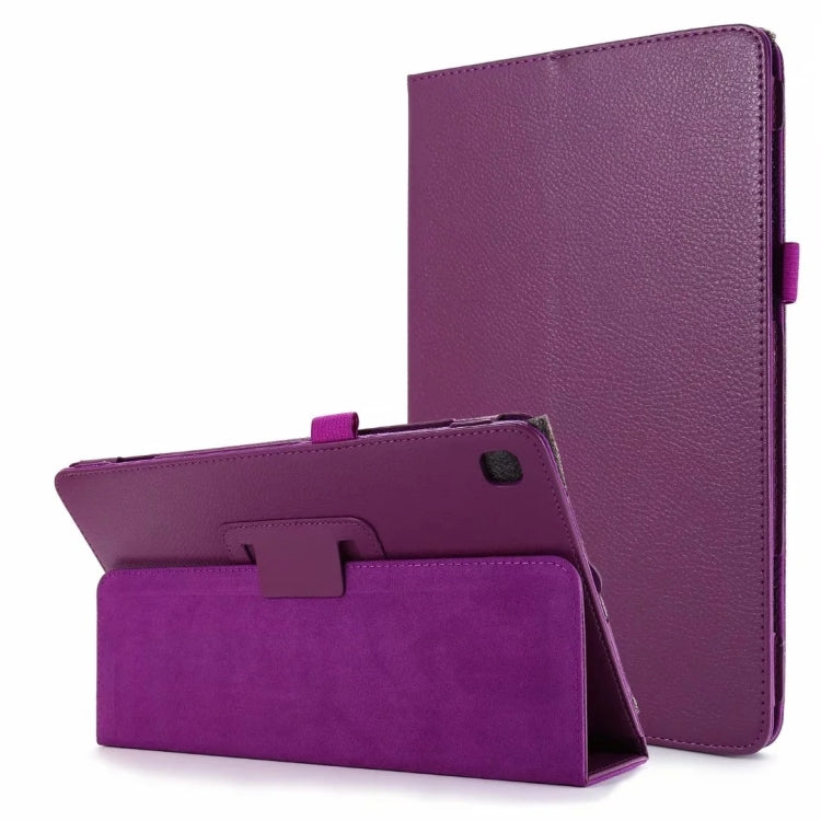 Custodia in pelle con texture Litchi per Samsung Galaxy Tab A7 10
