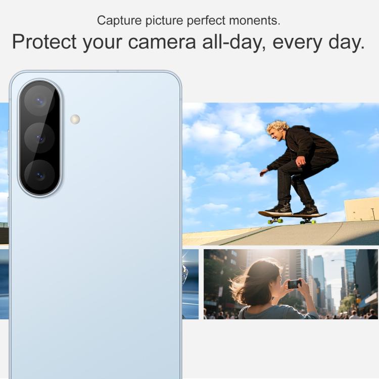 Pellicola in vetro per obiettivo posteriore IMAK, versione nera, For Galaxy S26 FE 5G