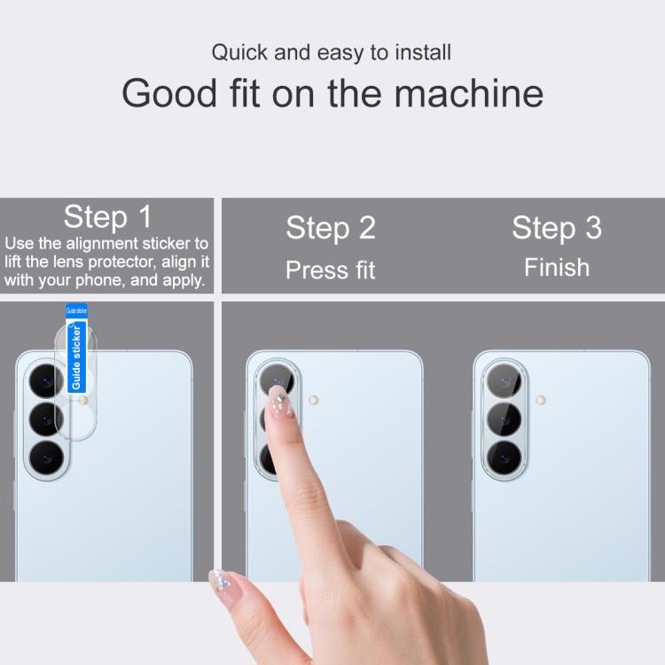 Pellicola in vetro sottile per lente della fotocamera posteriore IMAK, For Galaxy S26 FE 5G
