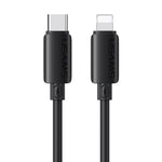 Cavo dati di ricarica rapida in silicone USAMS SJ788 U98 da 30 W, tipo C a 8 pin, lunghezza: 1 m