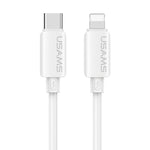 Cavo dati di ricarica rapida in silicone USAMS SJ788 U98 da 30 W, tipo C a 8 pin, lunghezza: 1 m