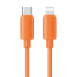 Cavo dati di ricarica rapida in silicone USAMS SJ788 U98 da 30 W, tipo C a 8 pin, lunghezza: 1 m