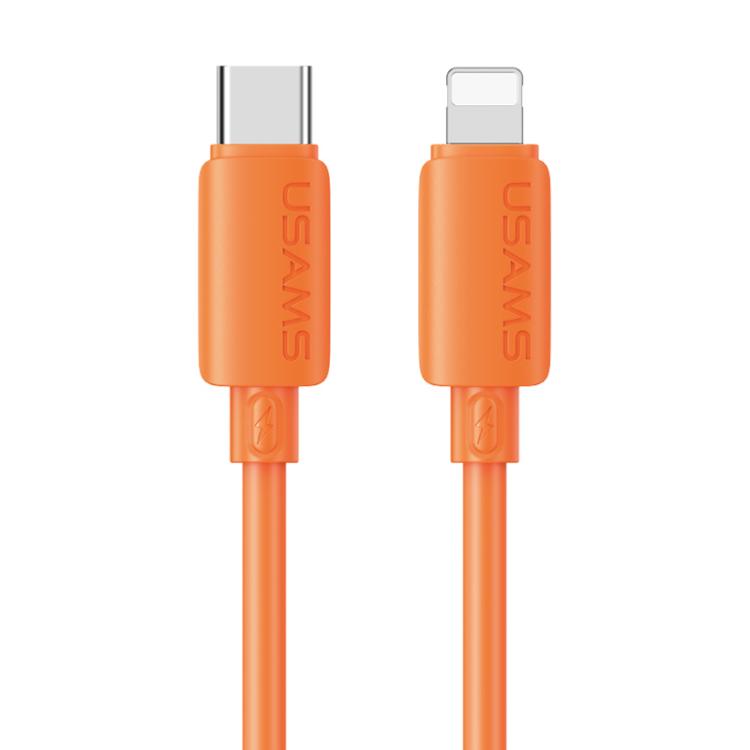 Cavo dati di ricarica rapida in silicone USAMS SJ788 U98 da 30 W, tipo C a 8 pin, lunghezza: 1 m
