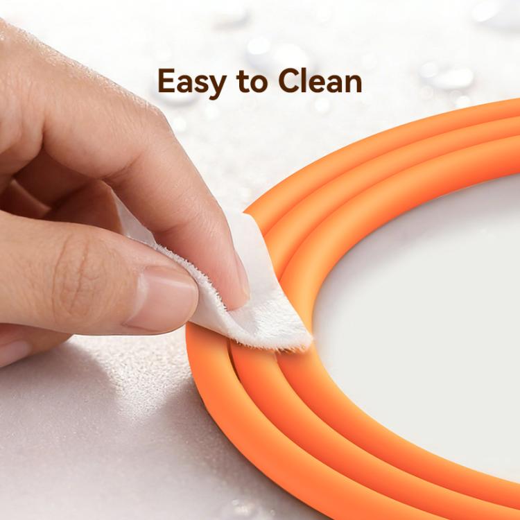 Cavo dati di ricarica rapida in silicone USAMS SJ788 U98 da 30 W, tipo C a 8 pin, lunghezza: 1 m