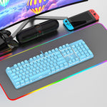 Tastiera meccanica USB cablata SHIPADOO HJK901-10 con retroilluminazione RGB