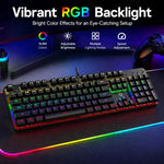 Tastiera meccanica USB cablata SHIPADOO HJK901-10 con retroilluminazione RGB