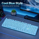 Tastiera meccanica USB cablata SHIPADOO HJK901-10 con retroilluminazione RGB