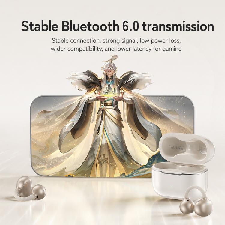 Auricolari wireless Bluetooth ZGA GS29 Free Music 2 con clip auricolare.