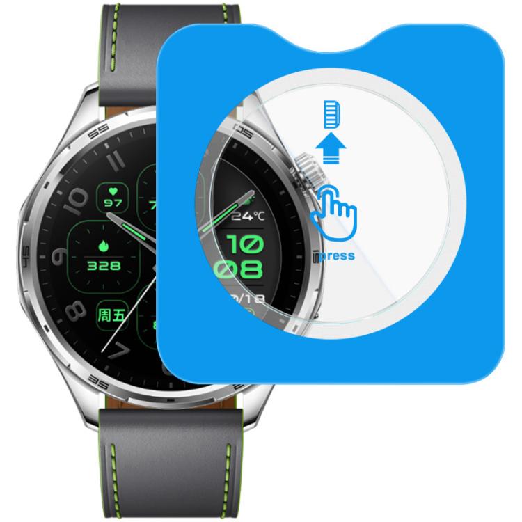 Pellicola per orologi in vetro temperato imak, versione autoposizionante, For Honor Watch 6 Plus