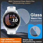 Pellicola per orologi in vetro temperato imak, versione autoposizionante, For Garmin Forerunner 170