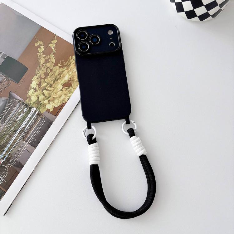 Ampia finestra per la fotocamera, fori integrati per il cordino, custodia per telefono con cinturino da polso, For iPhone 17e / 16e, For iPhone 17 Pro Max, For iPhone 17 Pro