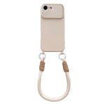 Ampia finestra per la fotocamera, fori integrati per il cordino, custodia per telefono con cinturino da polso, For iPhone 17e / 16e, For iPhone 17 Pro Max, For iPhone 17 Pro