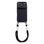 Ampia finestra per la fotocamera, fori integrati per il cordino, custodia per telefono con cinturino da polso, For iPhone 17e / 16e, For iPhone 17 Pro Max, For iPhone 17 Pro