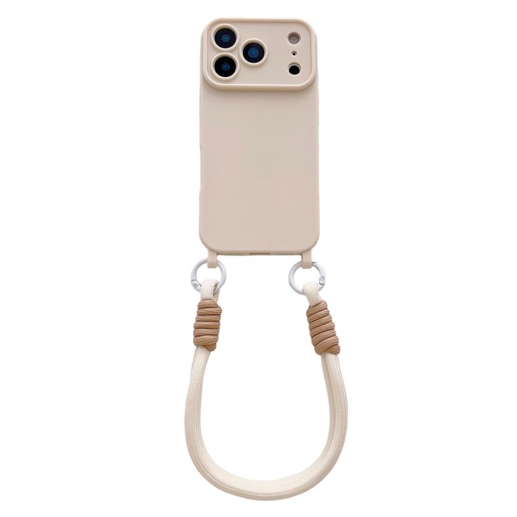 Ampia finestra per la fotocamera, fori integrati per il cordino, custodia per telefono con cinturino da polso, For iPhone 17e / 16e, For iPhone 17 Pro Max, For iPhone 17 Pro