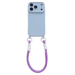Ampia finestra per la fotocamera, fori integrati per il cordino, custodia per telefono con cinturino da polso, For iPhone 17e / 16e, For iPhone 17 Pro Max, For iPhone 17 Pro