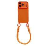 Ampia finestra per la fotocamera, fori integrati per il cordino, custodia per telefono con cinturino da polso, For iPhone 17e / 16e, For iPhone 17 Pro Max, For iPhone 17 Pro