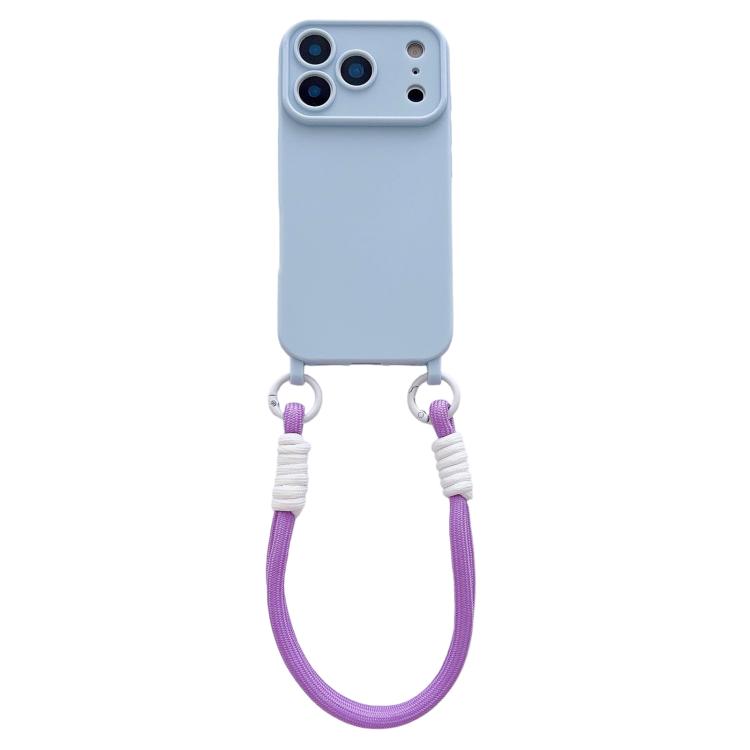 Ampia finestra per la fotocamera, fori integrati per il cordino, custodia per telefono con cinturino da polso, For iPhone 17e / 16e, For iPhone 17 Pro Max, For iPhone 17 Pro