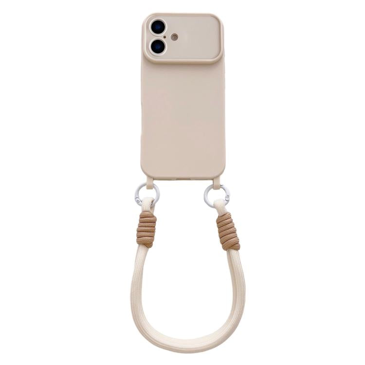 Ampia finestra per la fotocamera, fori integrati per il cordino, custodia per telefono con cinturino da polso, For iPhone 17, For iPhone 16 Pro Max, For iPhone 16 Pro