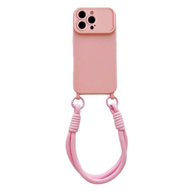 Ampia finestra per la fotocamera, fori integrati per il cordino, custodia per telefono con cinturino da polso, For iPhone 17, For iPhone 16 Pro Max, For iPhone 16 Pro