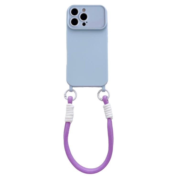 Ampia finestra per la fotocamera, fori integrati per il cordino, custodia per telefono con cinturino da polso, For iPhone 17, For iPhone 16 Pro Max, For iPhone 16 Pro