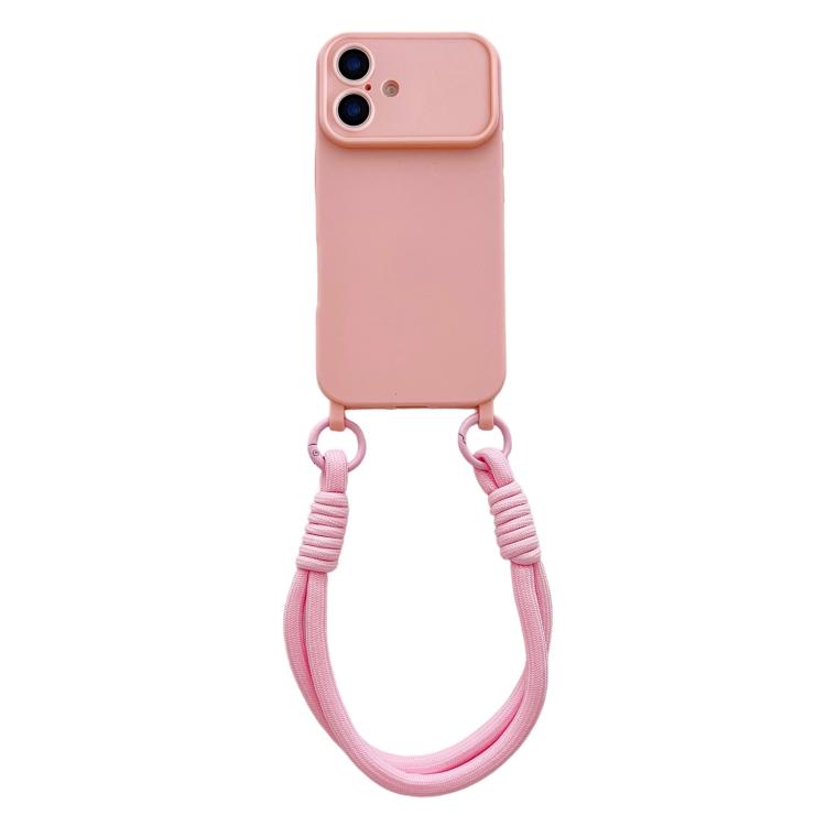 Ampia finestra per la fotocamera, fori integrati per il cordino, custodia per telefono con cinturino da polso, For iPhone 16, For iPhone 15 Pro Max, For iPhone 15 Pro