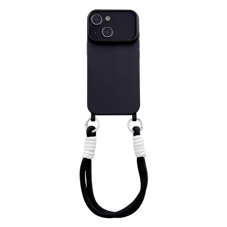 Ampia finestra per la fotocamera, fori integrati per il cordino, custodia per telefono con cinturino da polso, For iPhone 15, For iPhone 14, For iPhone 14 Pro