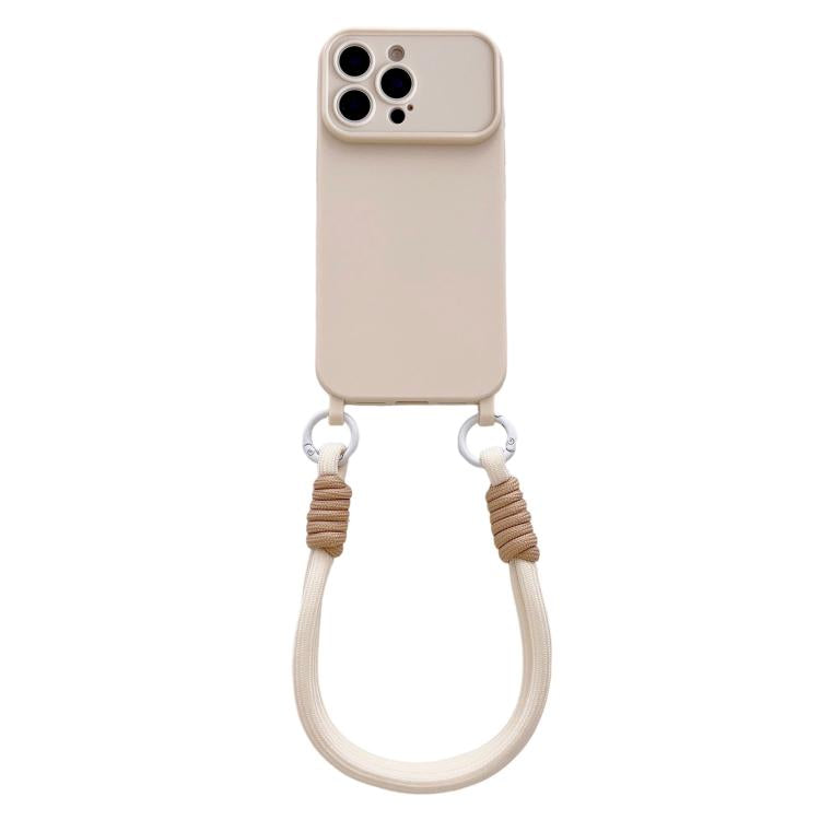 Ampia finestra per la fotocamera, fori integrati per il cordino, custodia per telefono con cinturino da polso, For iPhone 15, For iPhone 14, For iPhone 14 Pro
