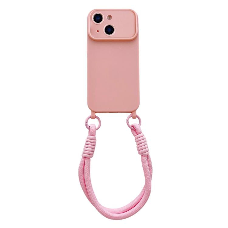Ampia finestra per la fotocamera, fori integrati per il cordino, custodia per telefono con cinturino da polso, For iPhone 13, For iPhone 12, For iPhone 11