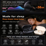 Auricolari Bluetooth S1 con cancellazione attiva del rumore (ANC) per dormire