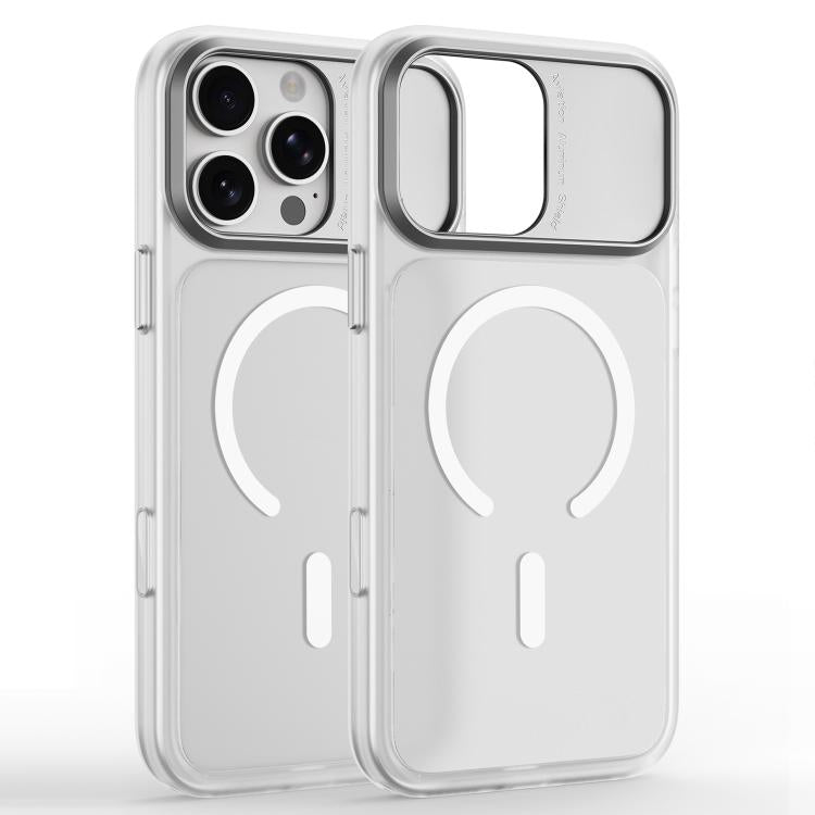 Cornice per fotocamera in metallo, custodia magnetica in TPU + PC., For iPhone 17 Pro Max, For iPhone 17 Pro, For iPhone 16 Pro Max, For iPhone 16 Pro